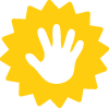 Hand reaching out icon